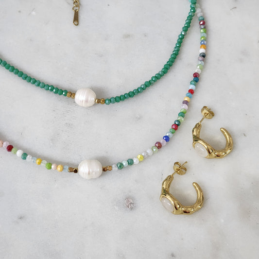 Colorful Crystal Collar