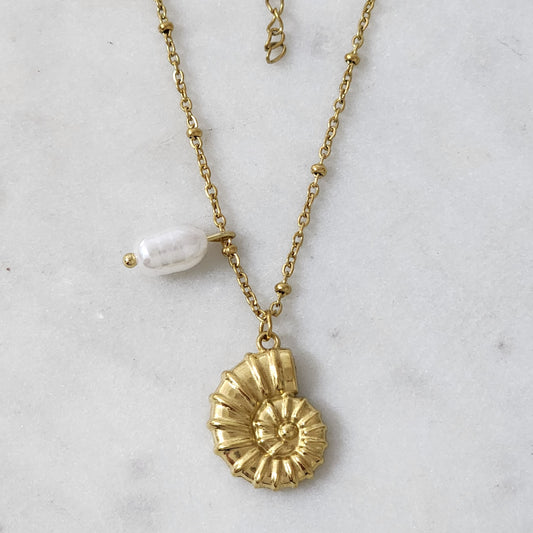 Spiral Shell Collar