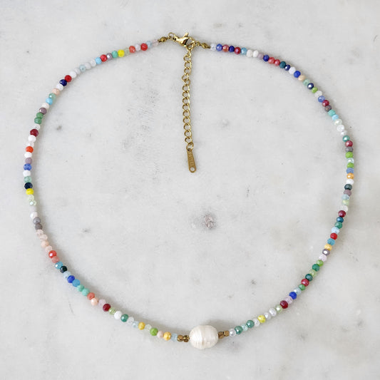 Colorful Crystal Collar